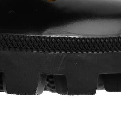 Gucci Calfskin Sylvie Web Lace Up Combat Boots 35 Black 12 of 13