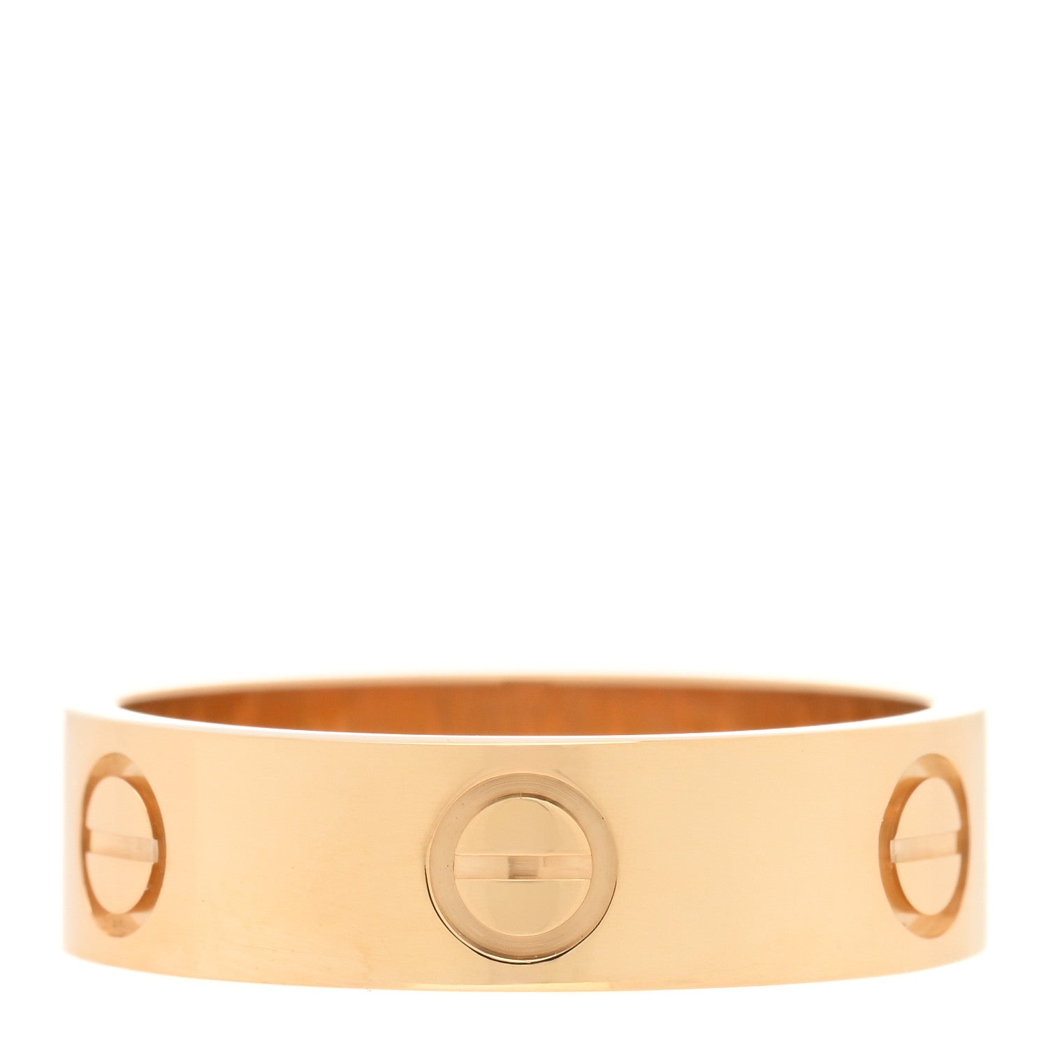 Cartier 18K Yellow Gold 5.5mm LOVE Ring 56 7.5 3 of 5