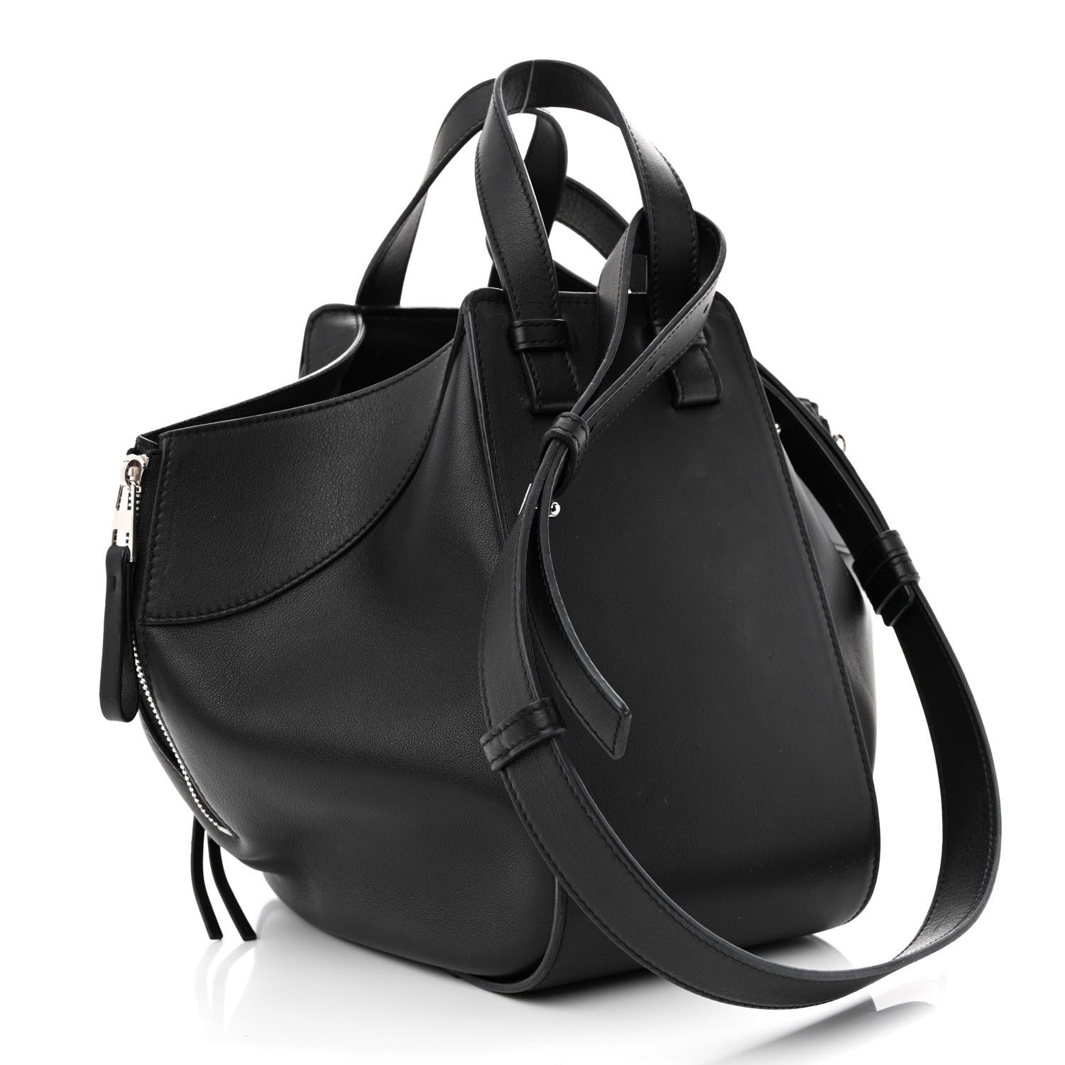 Loewe Calfskin Small Hammock Shoulder Bag Black 3 of 10