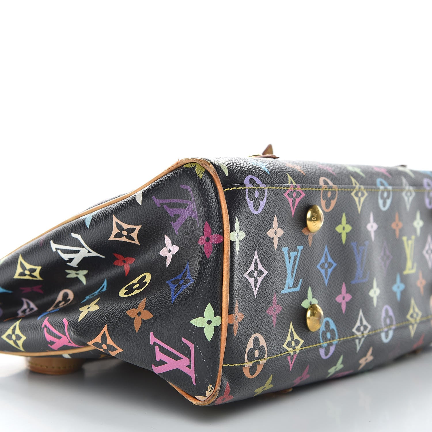 Louis Vuitton Monogram Multicolor Aurelia MM Black 6 of 20