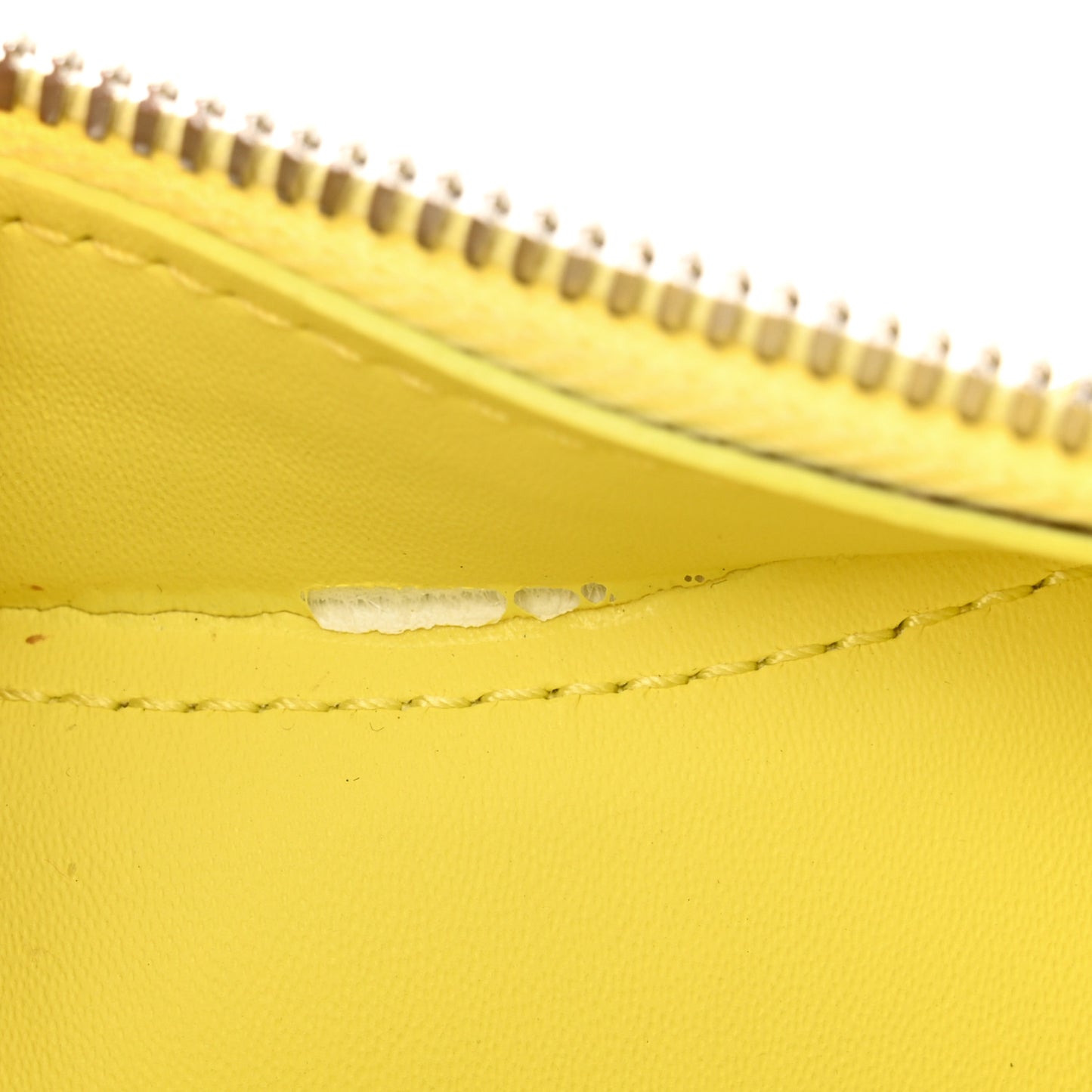 Calfskin Crocodile Embossed Neo Classic Hardware Nano City Crossbody Light Yellow