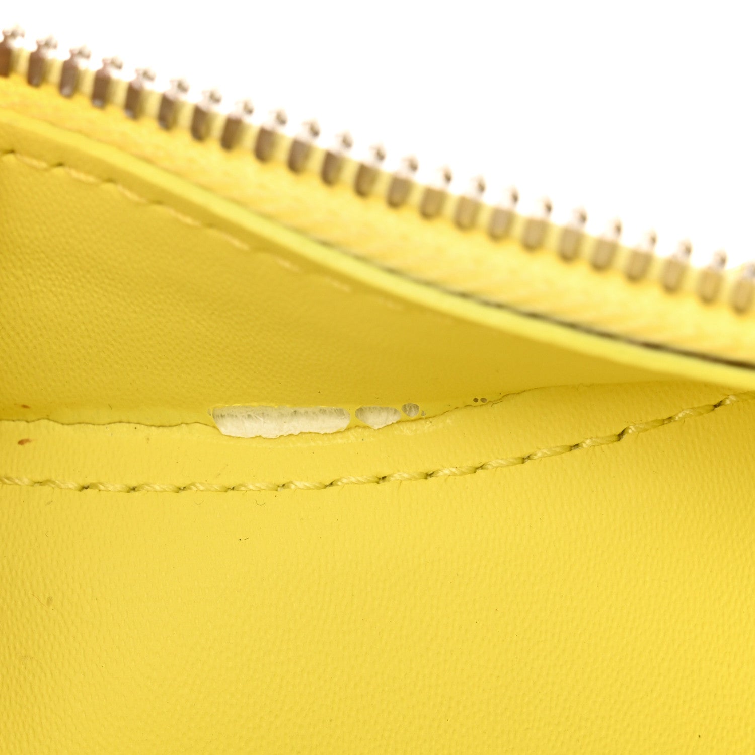 Balenciaga Calfskin Crocodile Embossed Neo Classic Hardware Nano City Crossbody Light Yellow 12 of 16