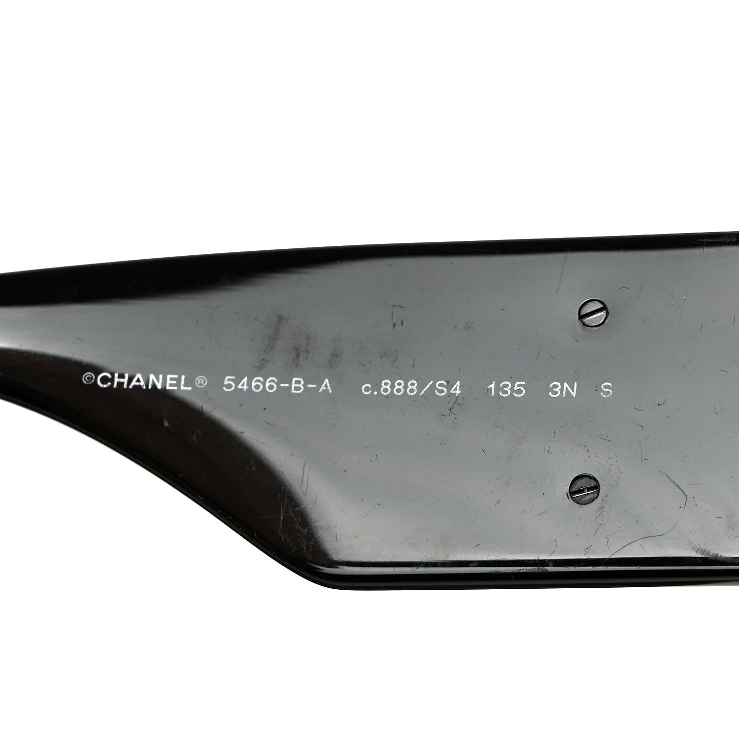 Chanel Acetate Crystal CC Shield Sunglasses 5466-B Black 5 of 11