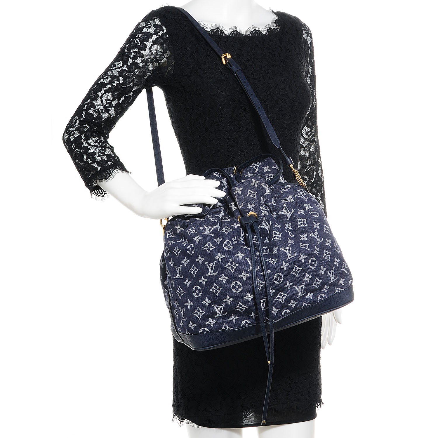 Louis Vuitton Denim Noefull MM Grand Blue 2 of 7