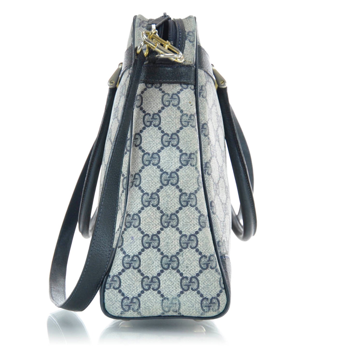 Monogram Web Tote Navy