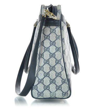 Gucci Monogram Web Tote Navy 4 of 9