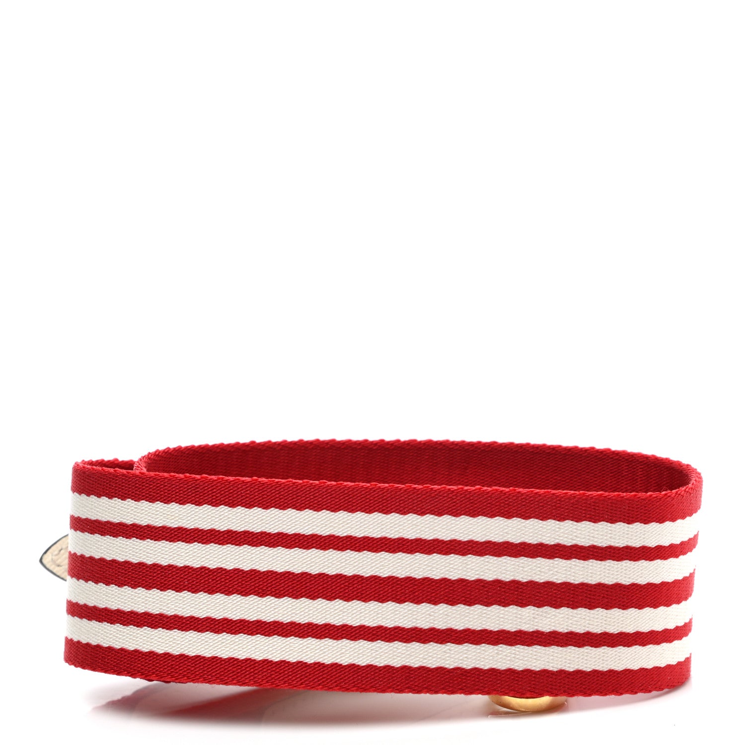 Prada Saffiano Striped Fabric Nastro Righe Shoulder Strap Fuoco 2 of 6