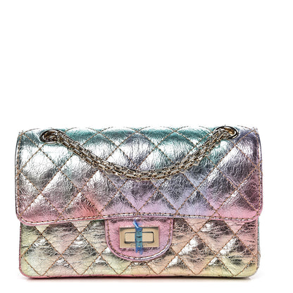 Chanel Metallic Goatskin Quilted Mini 2.55 Reissue Flap Multicolor 1 of 10