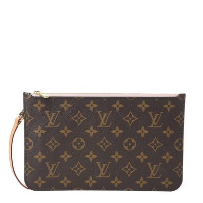 Louis Vuitton Monogram Neverfull MM GM Pochette Rose Ballerine 1 of 6