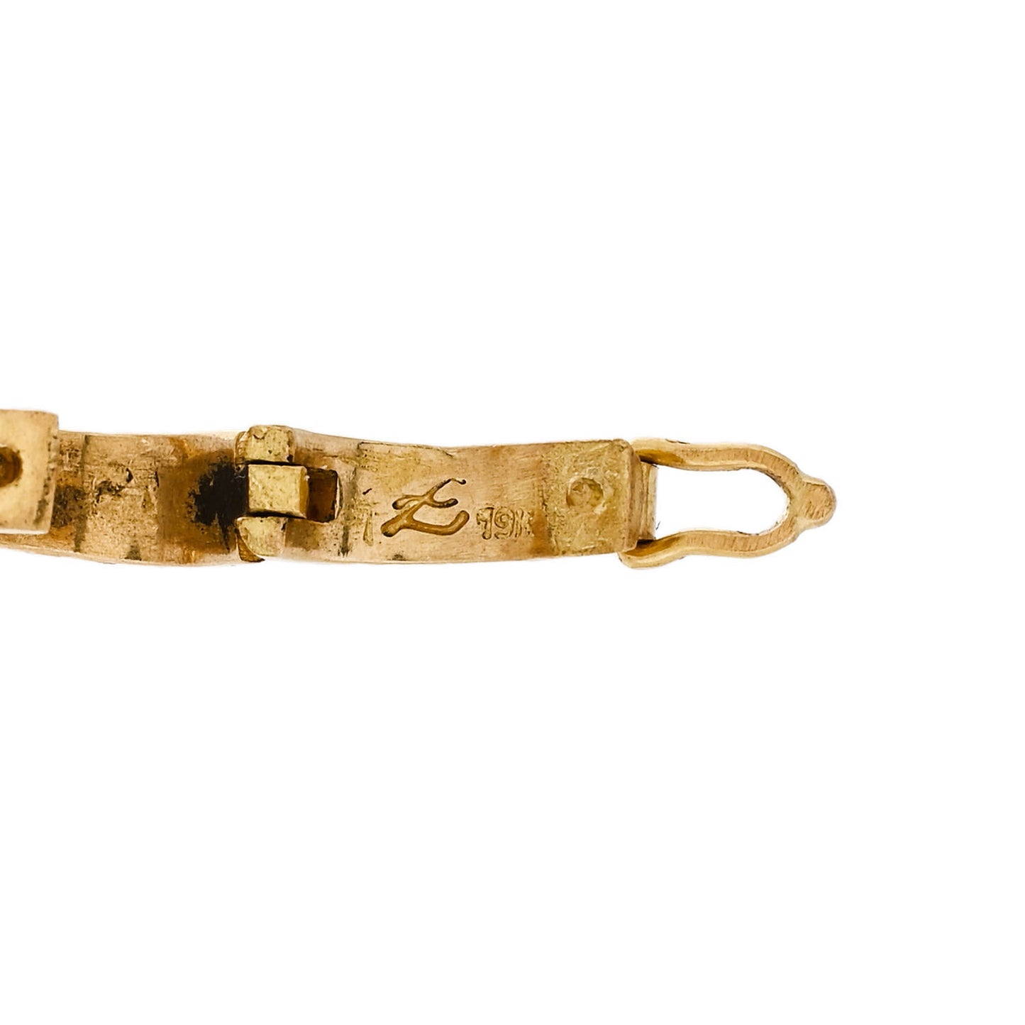 19K Yellow Gold Maltese Cross Pendant