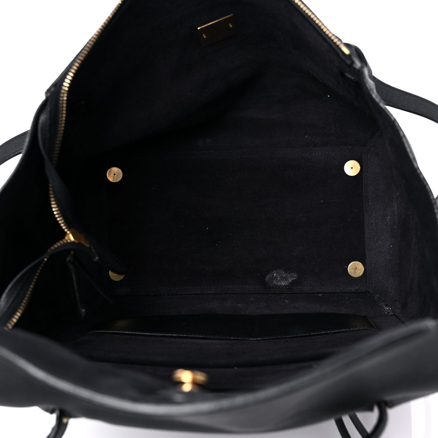 Grained Calfskin Small Belt Bag Black