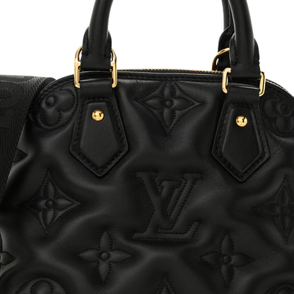 Louis Vuitton Calfskin Bubblegram Alma BB Black 7 of 11