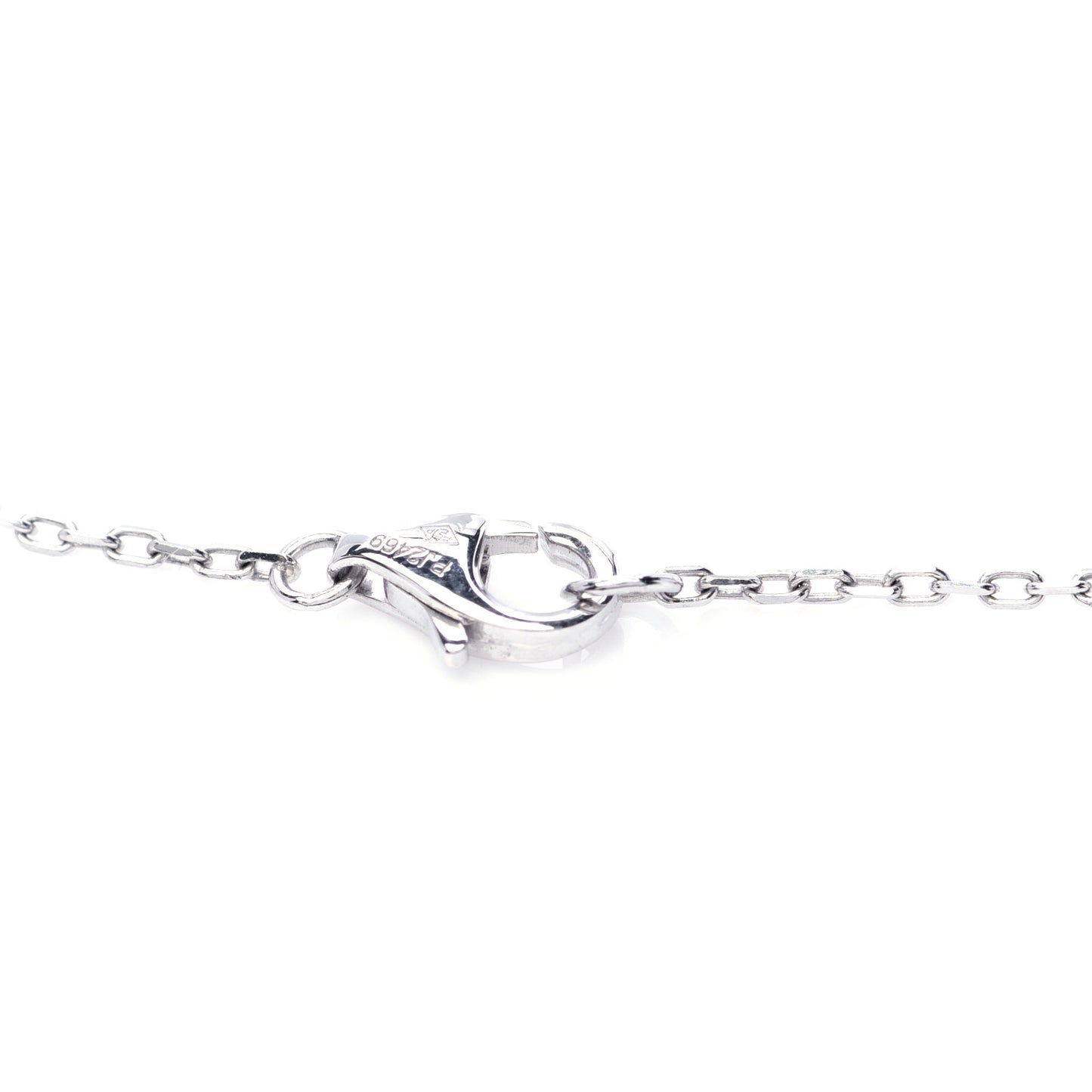 18K White Gold Diamond Scarab Bracelet