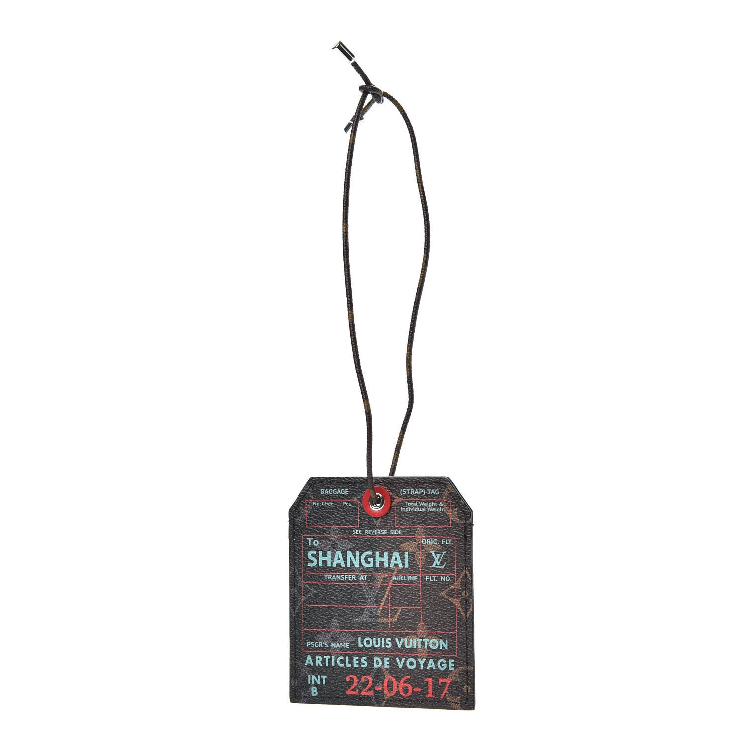 Louis Vuitton Monogram Shanghai Name Tag 1 of 3