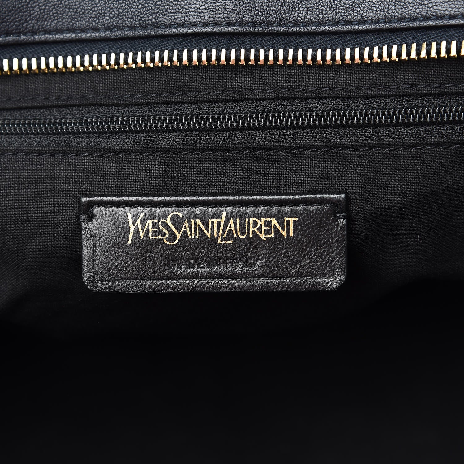 Saint Laurent Calfskin Medium Classic Y Cabas Navy 6 of 11