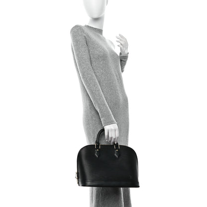 Louis Vuitton Epi Alma PM Black 2 of 12