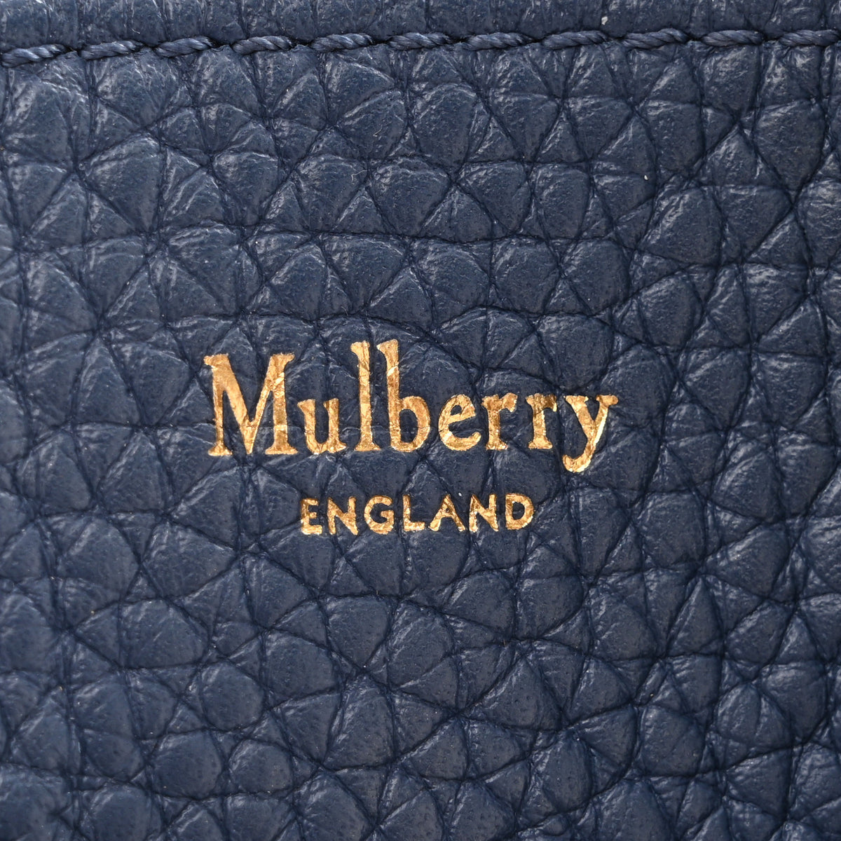 Mulberry Heavy Grain Calfskin Mini Millie Steel Blue 6 of 12