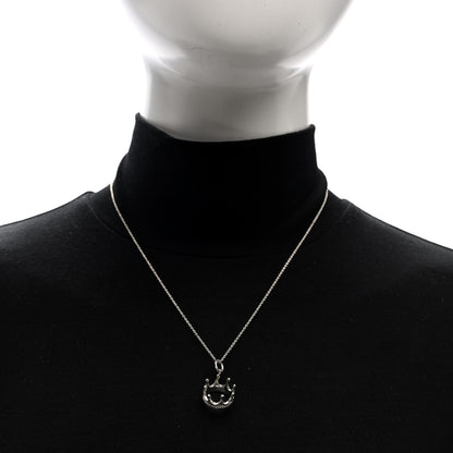 Tiffany Sterling Silver Crown Charm Necklace 2 of 5