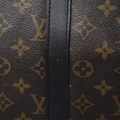 Louis Vuitton Monogram Macassar Keepall Bandouliere 55 13 of 14