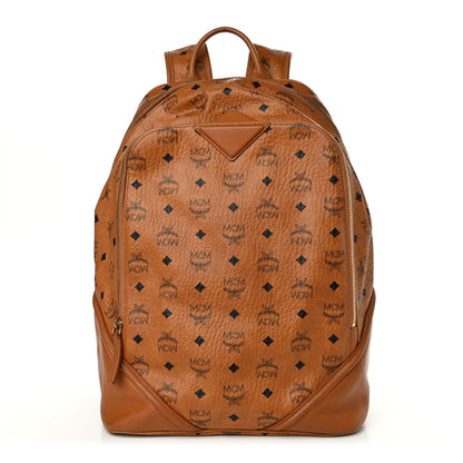MCM Visetos Medium Duke Backpack Cognac 1 of 12