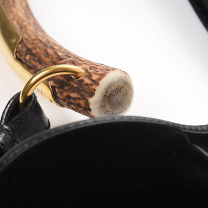 Saint Laurent Velvet Beaded Mombasa Black 9 of 17