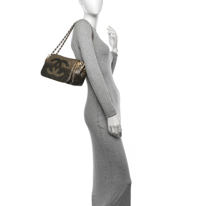 Chanel Metallic Lambskin Perforated Hollywood Accordion Flap Bag Gold 2 of 12