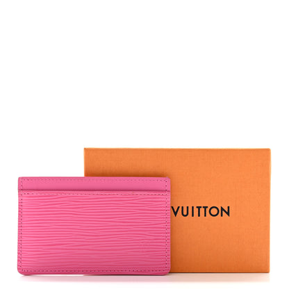 Louis Vuitton Epi Card Holder Pink 8 of 8