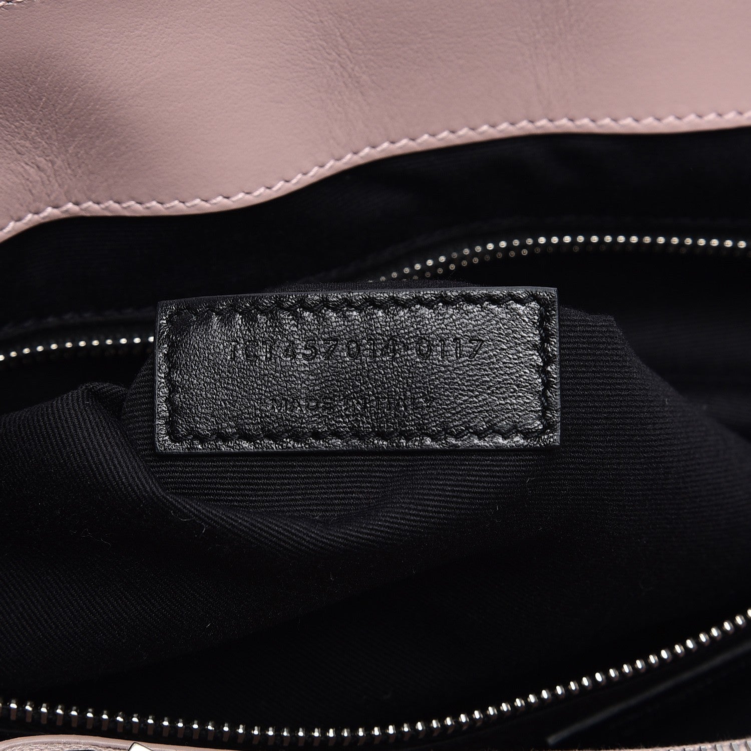 Saint Laurent Calfskin Y Quilted Monogram Large Loulou Chain Satchel Pale Blush 8 of 9