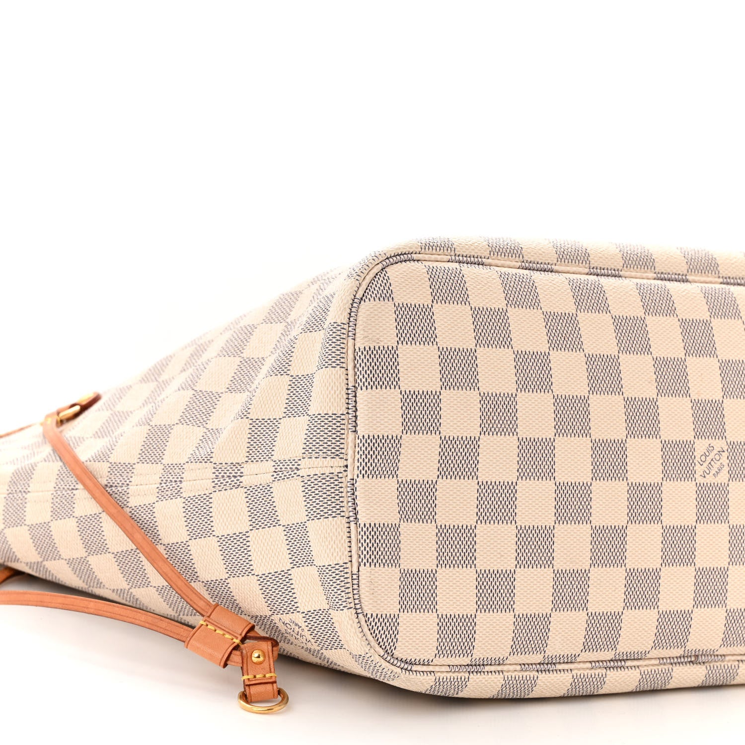 Louis Vuitton Damier Azur Neo Neverfull MM Rose Ballerine 9 of 12