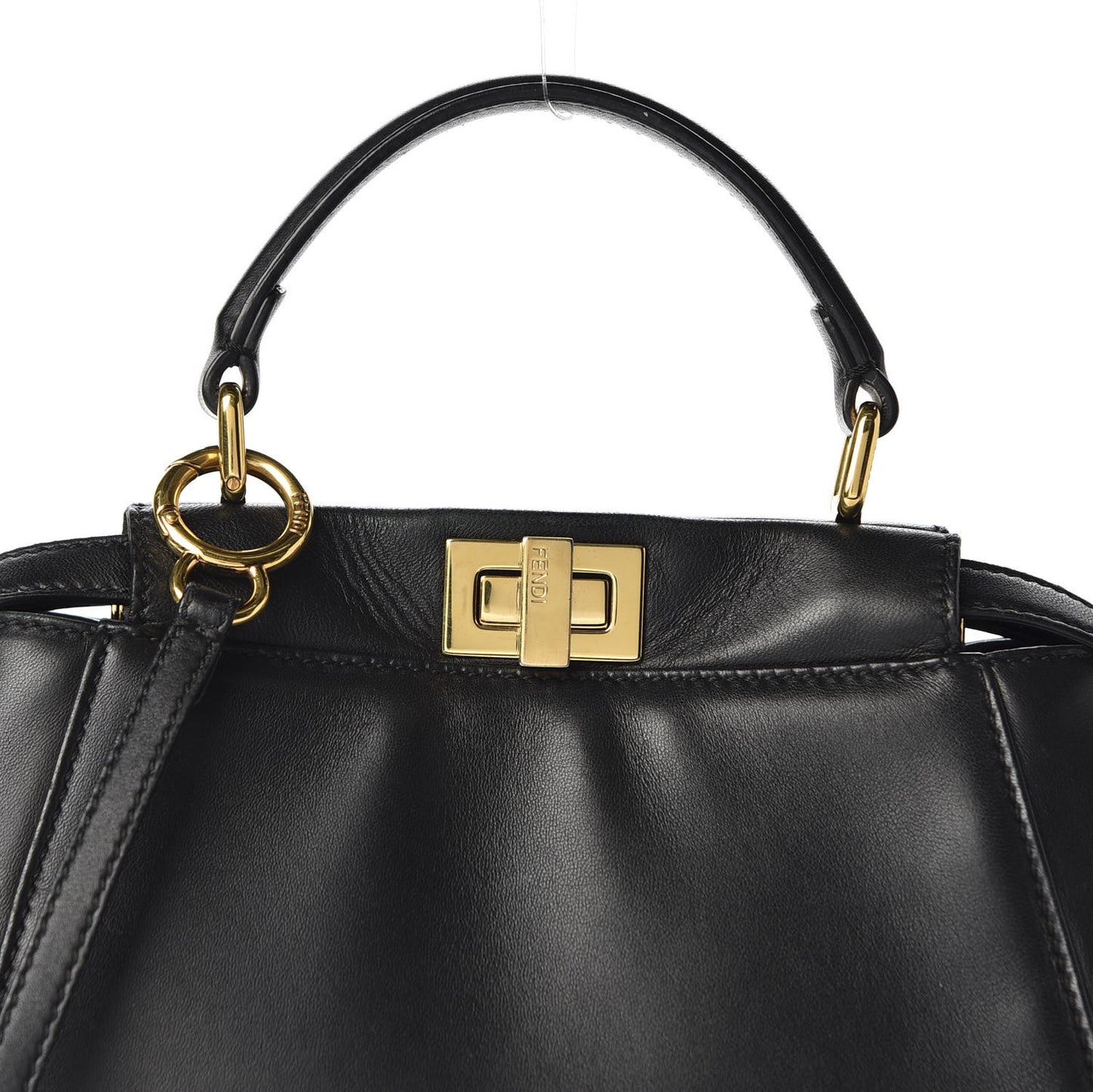 Nappa Mini Peekaboo Iconic Satchel Black