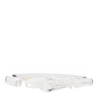 Hermes Palladium Plated Cheval Bracelet Silver 1 of 4