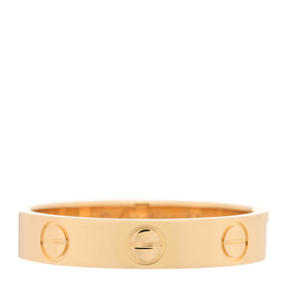 Cartier 18K Yellow Gold 3.5mm LOVE Wedding Band Ring 51 5.75 1 of 4