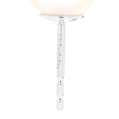 Mikimoto 18K White Gold Akoya Pearl 8-8.5mm Stud Earrings 4 of 5