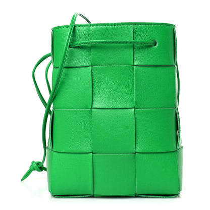 Bottega Veneta Nappa Maxi Intrecciato Small Cassette Bucket Bag Parakeet 1 of 8
