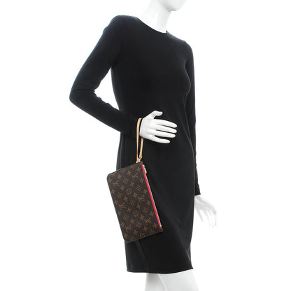 Louis Vuitton Monogram Neverfull MM GM Pochette Pivoine 2 of 8