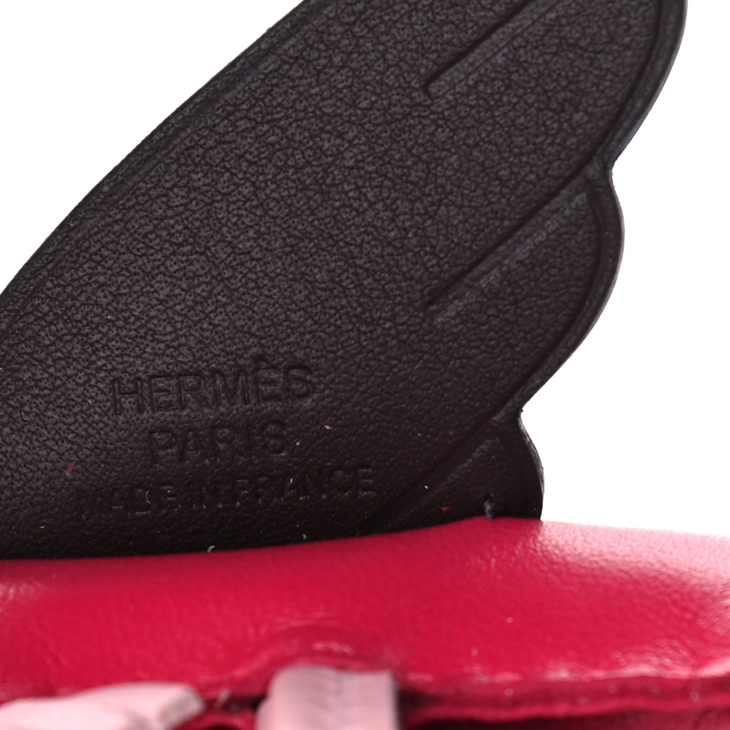 Milo Lambskin Grigri Rodeo Pegase Horse Bag Charm PM Framboise Rose Sakura Rouge Sellier