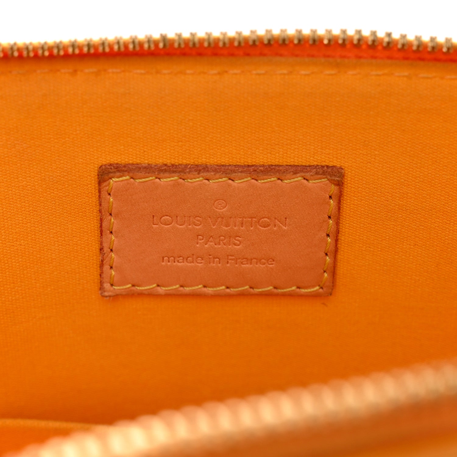 Louis Vuitton Vernis Alma PM Jaune Passion 7 of 11