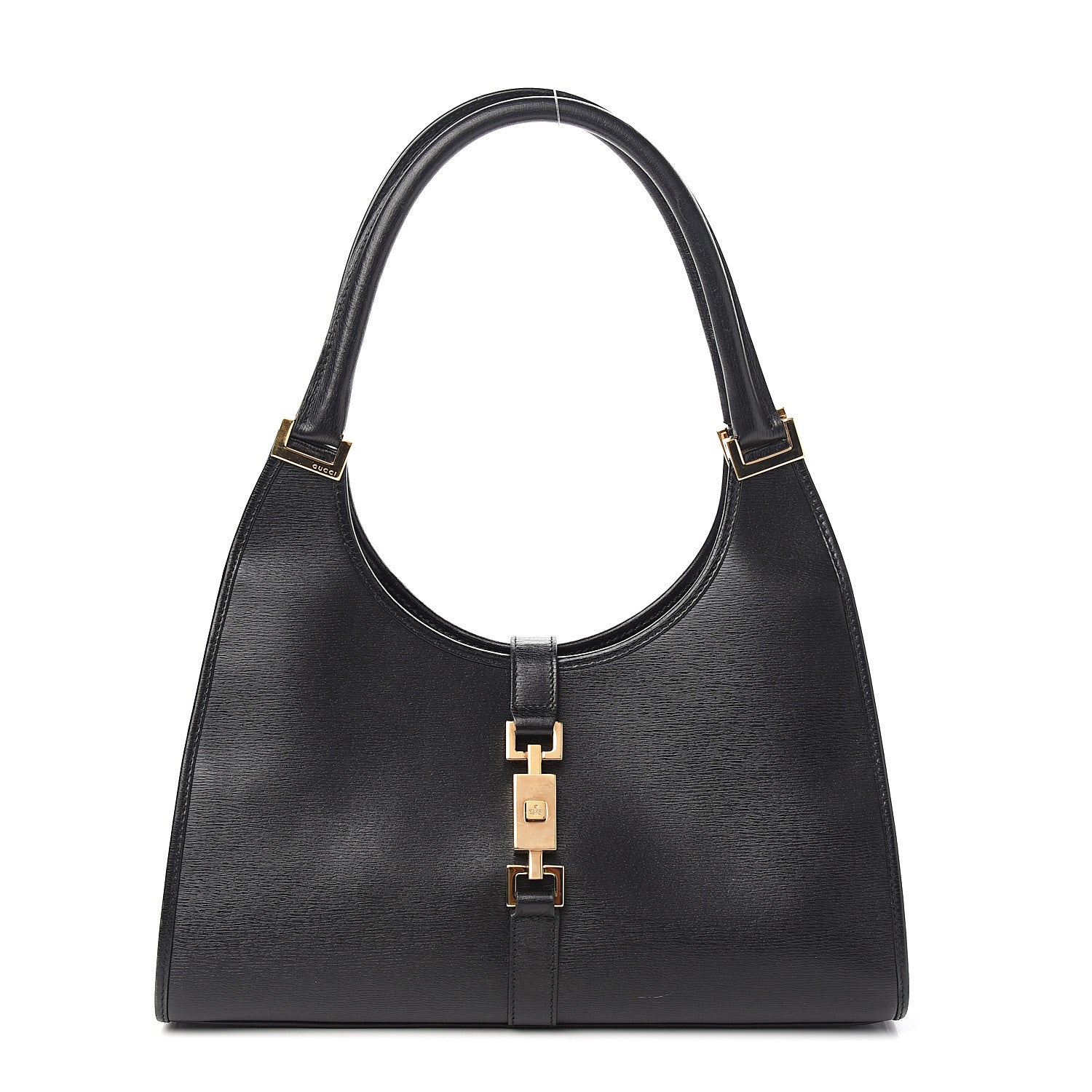 Gucci Calfskin Bardot Shoulder Bag Black 1 of 9