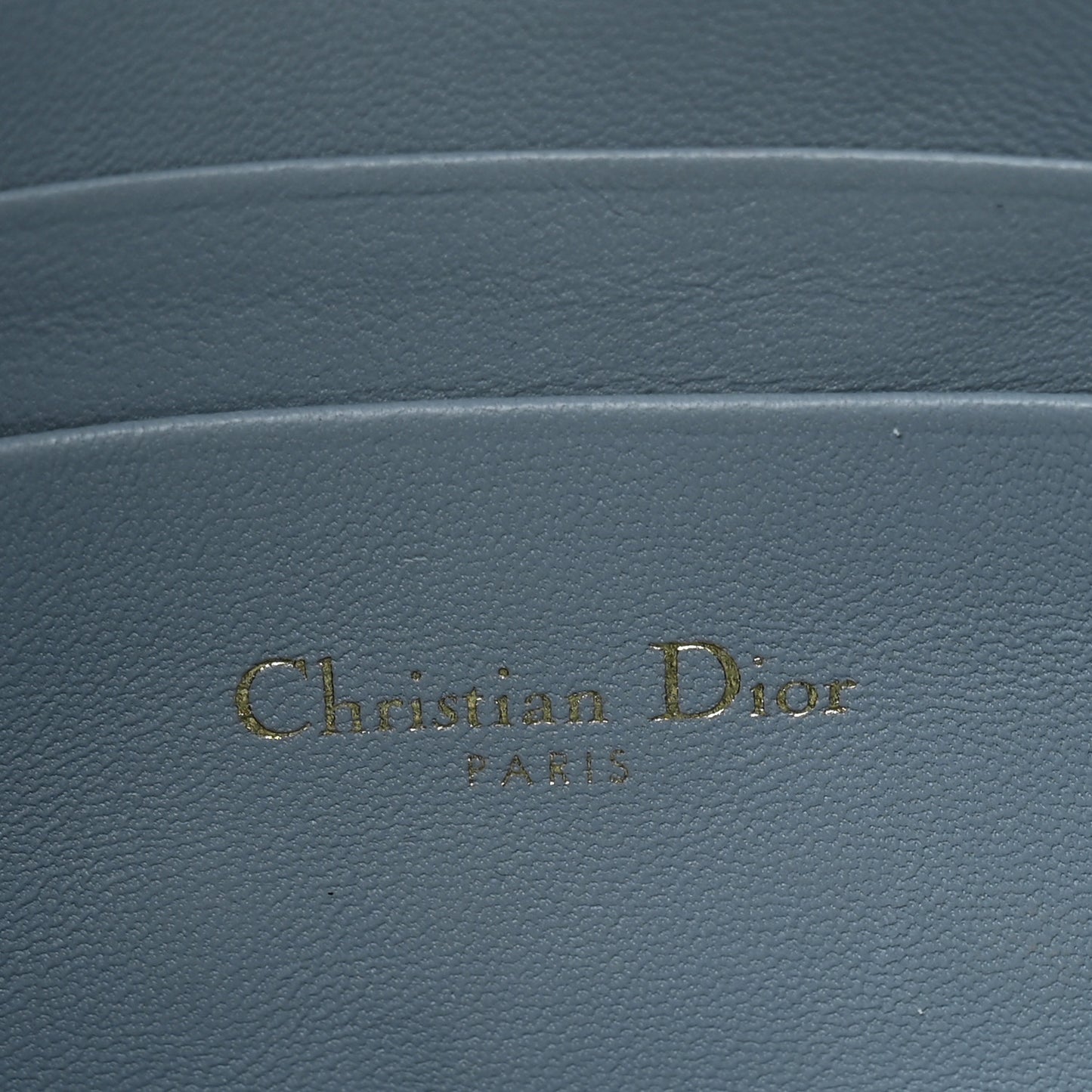 Lambskin Macrocannage Mini Dior Caro Bag Cloud Blue