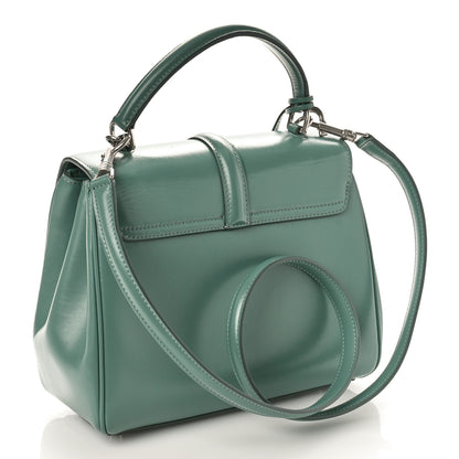 Celine Satinated Calfskin Small 16 Top Handle Bag Celadon 2 of 8