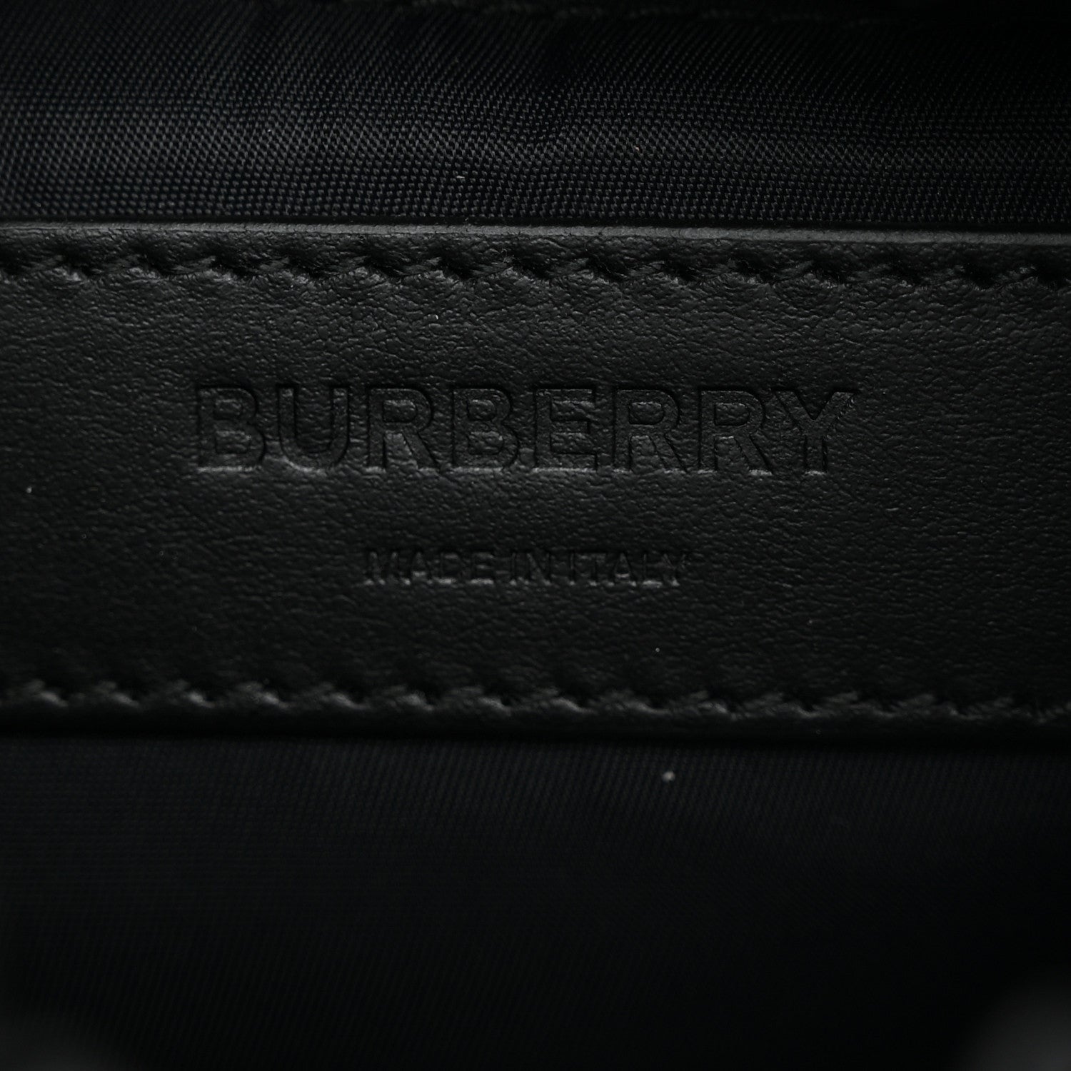 Burberry Nylon Leo Sling Bag Black Yellow Grey 7 of 10