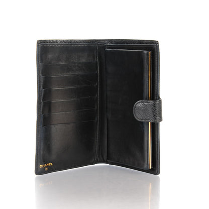 Chanel Caviar Timeless CC French Wallet Black 5 of 8