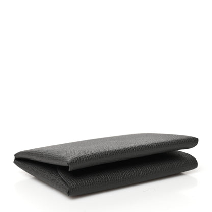 Hermes Epsom Calvi Duo Card Case Gris Meyer 4 of 8