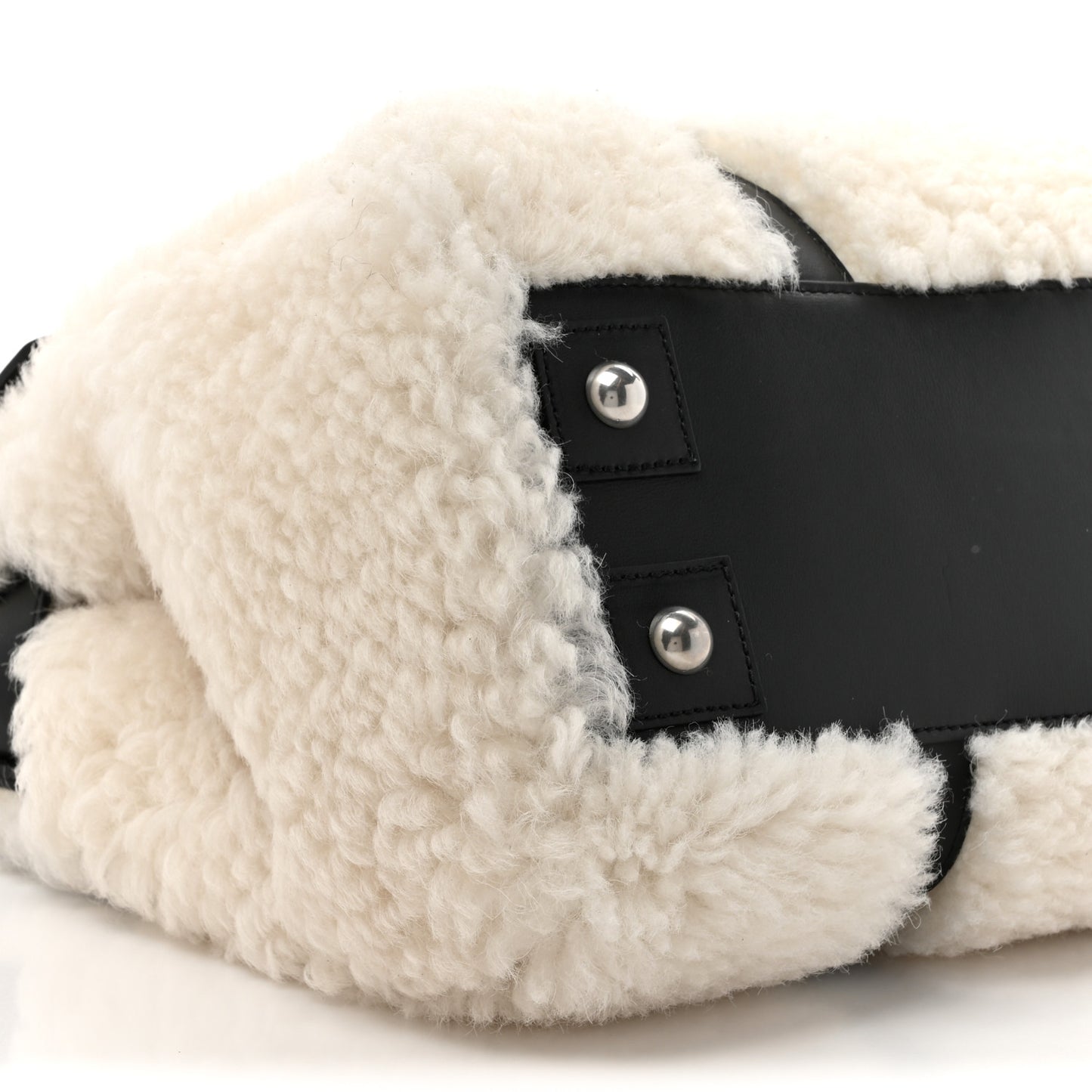 Smooth Calfskin Shearling Bayswater Black