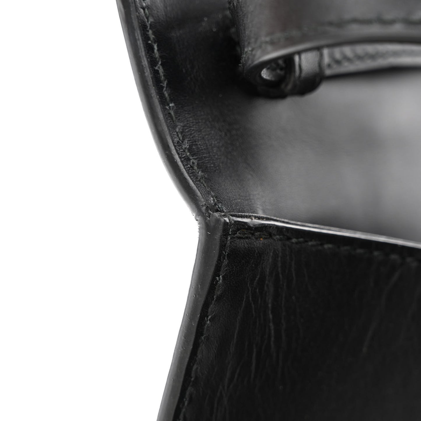 Calfskin Medium Sylvie Top Handle Bag Black