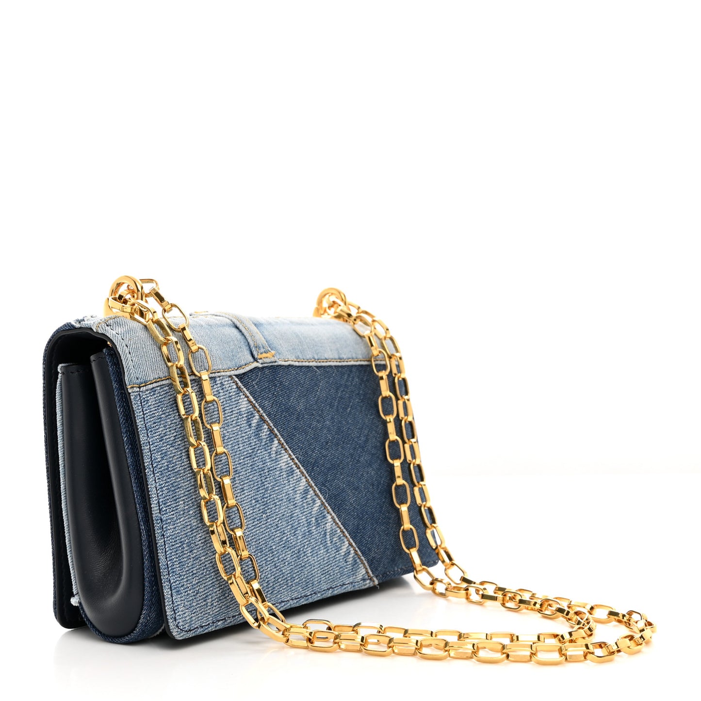 Denim DG Girls Shoulder Bag Blue