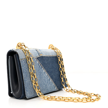 Dolce & Gabbana Denim DG Girls Shoulder Bag Blue 2 of 9