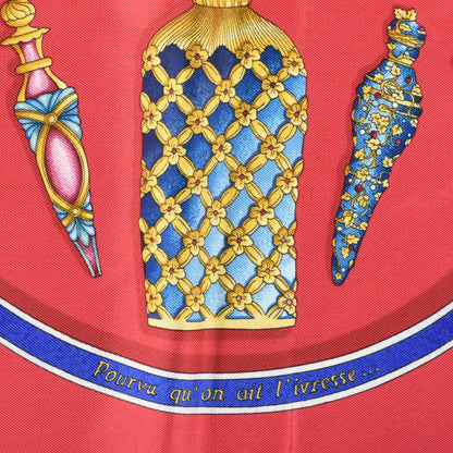 Hermes Silk Qu Importe Le Flacon Scarf 90 3 of 4