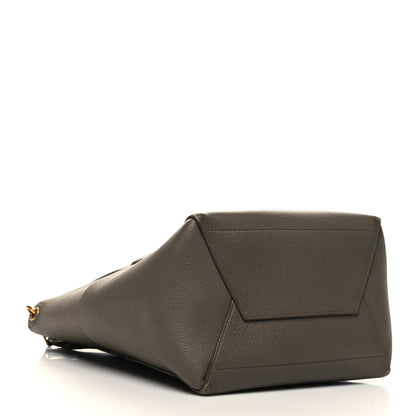 Celine Soft Grained Calfskin Sangle Bucket Bag Taupe 4 of 12