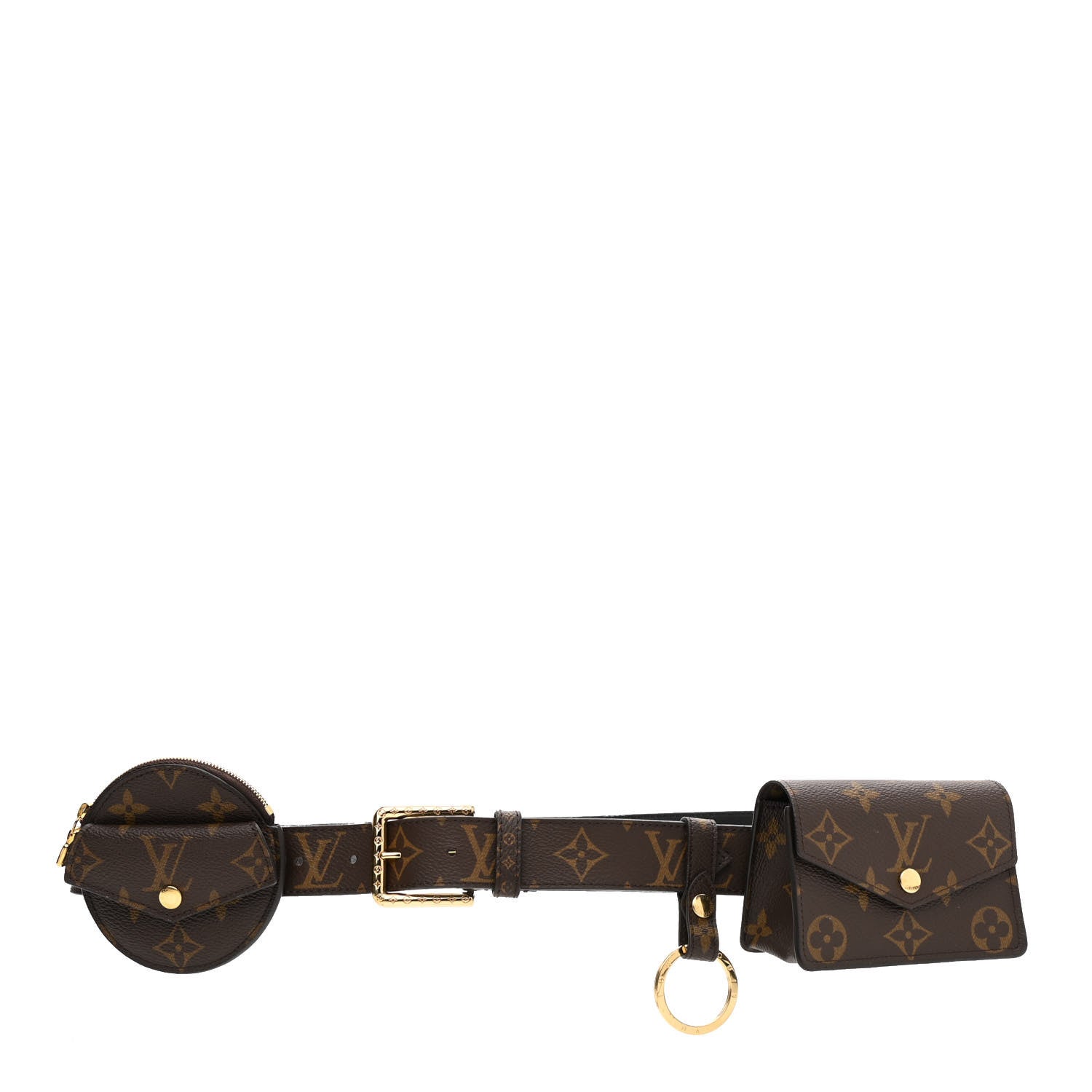 Louis Vuitton Monogram 30mm Daily Multi Pocket Belt 90 36 1 of 9